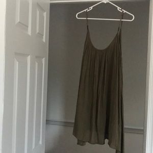 Olive green Roxy tunic dress